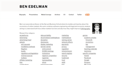 Desktop Screenshot of benedelman.org
