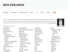 Tablet Screenshot of benedelman.org